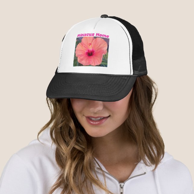Casquette Hibiscus Home (En situation)