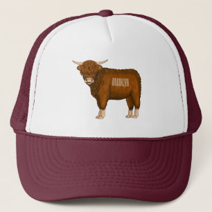 Casquette Highland cow