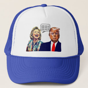 Casquette Hillary Drôle Dit Verrouiller Trump