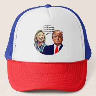 Casquette Hillary Drôle Dit Verrouiller Trump