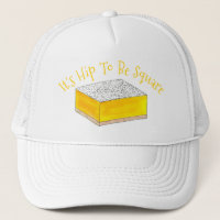 Hip To Be (Lemon) Carré Bar Foodie Dessert Jaune