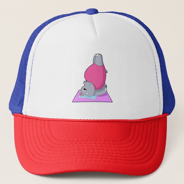 Casquette Hippo au yoga Fitness (Devant)