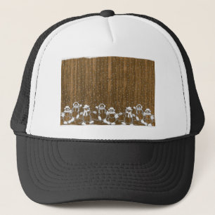 Casquette Hiver Neige Snowman Paix Aimer Destinée
