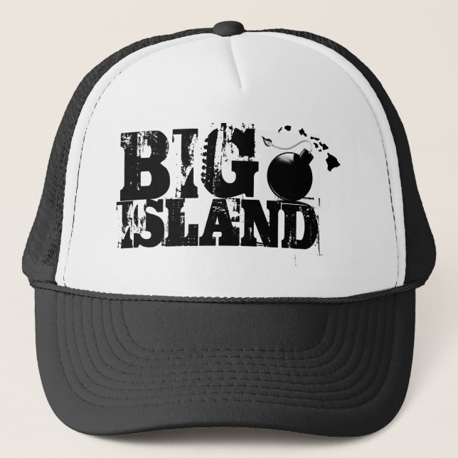 Casquette Ho Brah !..., Big Island Bomb (Chapeau de camion) (Devant)
