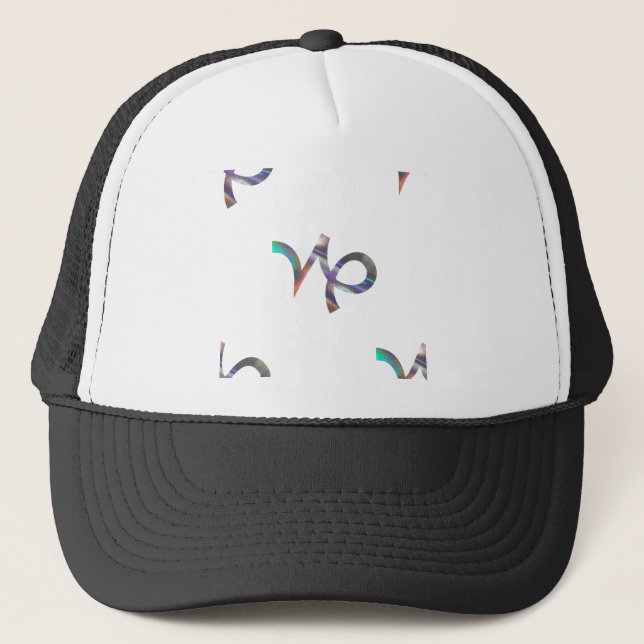Casquette hologramme Capricorne (Devant)