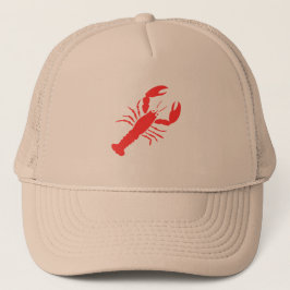 Casquette homard rouge