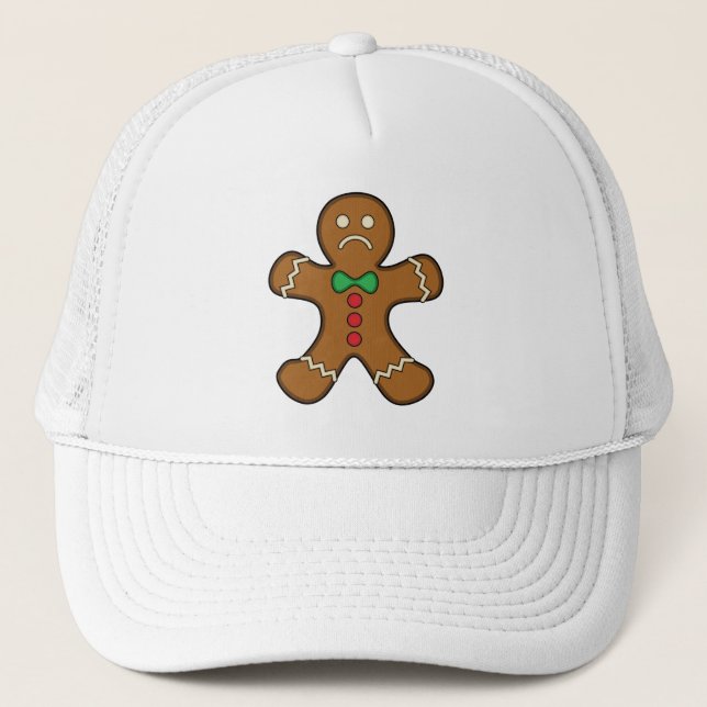 Casquette Homme de pain d'épice triste (Devant)
