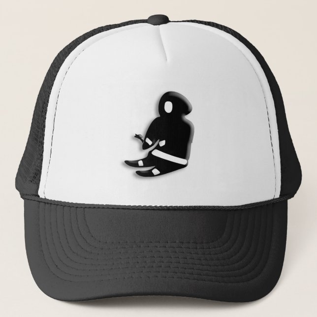 Casquette Homme esquimau s'asseyant (Devant)
