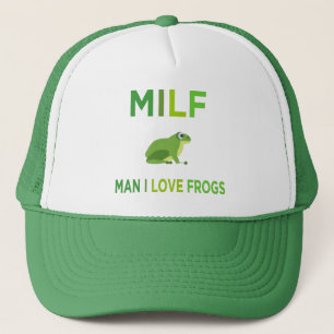 Casquette homme j'aime les grenouilles vert