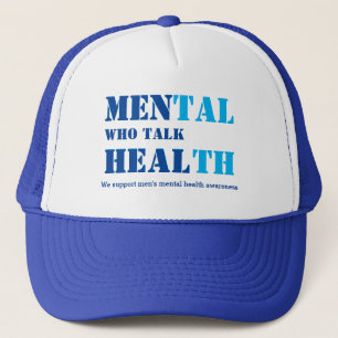 Casquette HOMMES DE Santé Mentale QUI PARLENT GUÉRIR Texte P