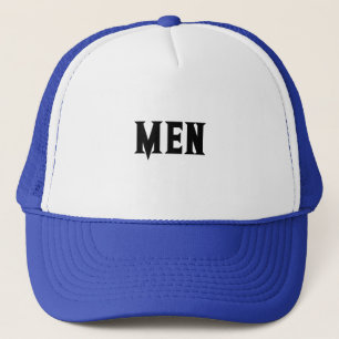 Casquette Hommes garçons Nice Cool Beau Blanc et Royal