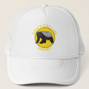 Casquette Honey Badger Funny Slogan Ne pas m'appeler Jaune P