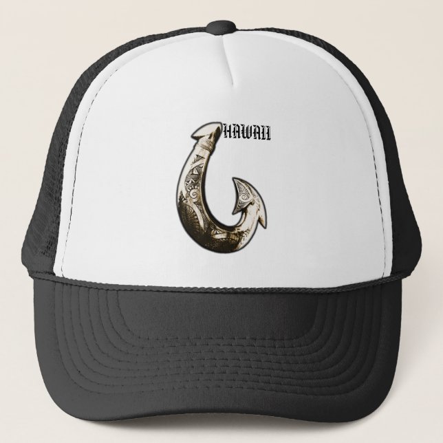 Casquette Hook tribal Hawaii (Devant)