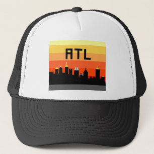 Casquette Horizon à 8 bits ATL d'Atlanta