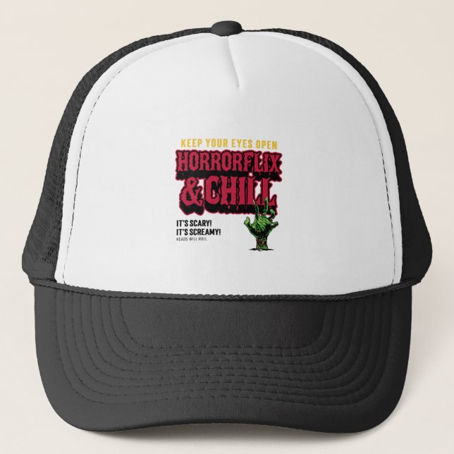 Casquette Horrorflix Et Chaleur (Devant)