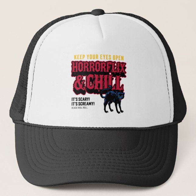 Casquette Horrorflix Et Chaleur (Devant)