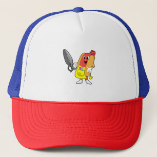 Casquette Hotdog comme coiffeur avec ciseaux