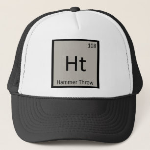 Casquette Ht - Lancer du marteau Athlétisme Symbole chimique