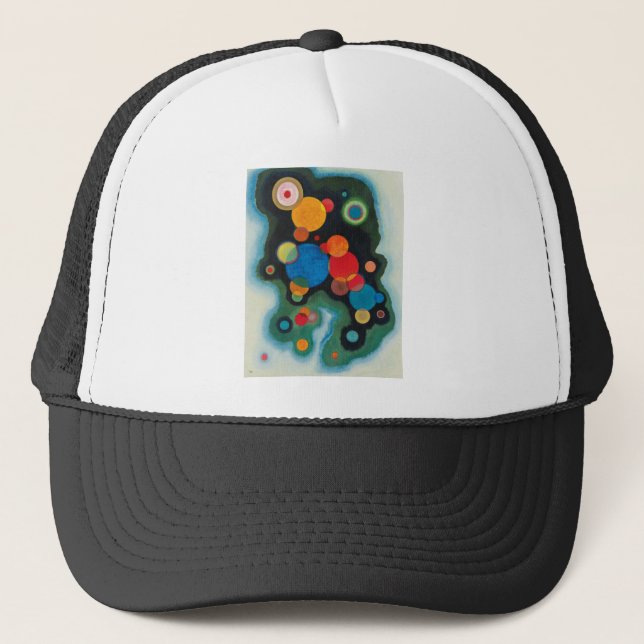 Casquette Huile Abstraite impulsive renforcée sur toile Kand (Devant)