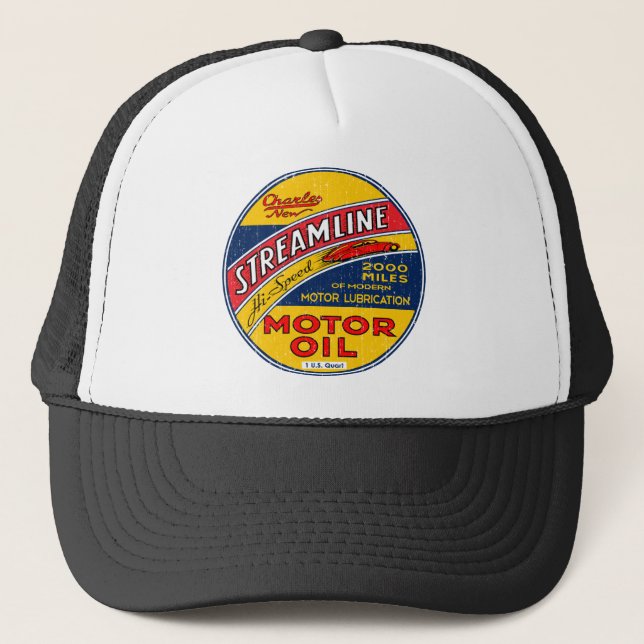 Casquette Huile de moteur aérodynamique (Devant)