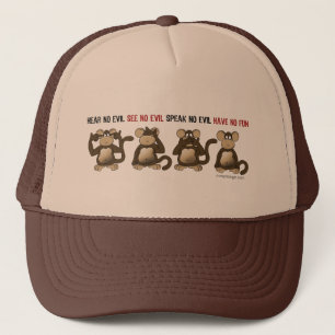 Casquette Humeur sage de singes