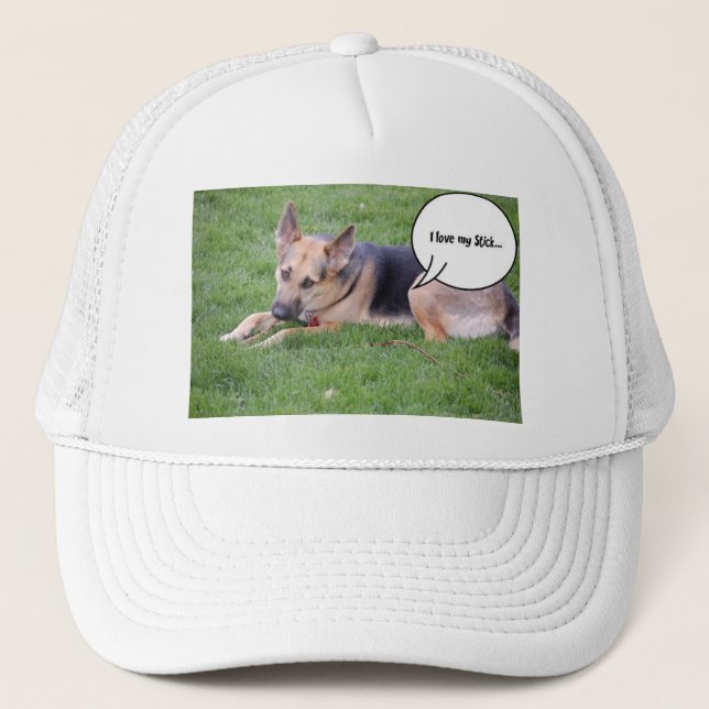 Casquette Humour berger allemand (Devant)
