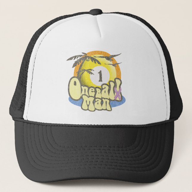 Casquette Humour de survivant de cancer du testicule (Devant)