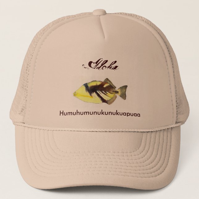 Casquette Humuhumunukunukuapuaa, Aloha (Devant)