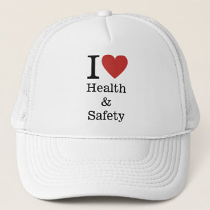 Casquette I ❤️ Aimer Santé & Sécurité PERSONNALISÉ