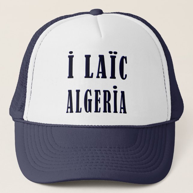 Casquette i Algérie laïque (Devant)