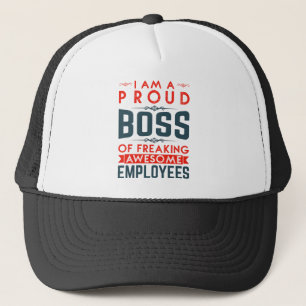 Casquette I Am A Proud Boss Of Freaking Awesome Employees