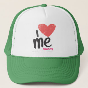 Casquette I coeur je rose