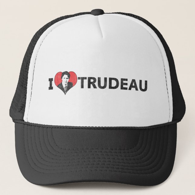 Casquette I coeur Trudeau (Devant)