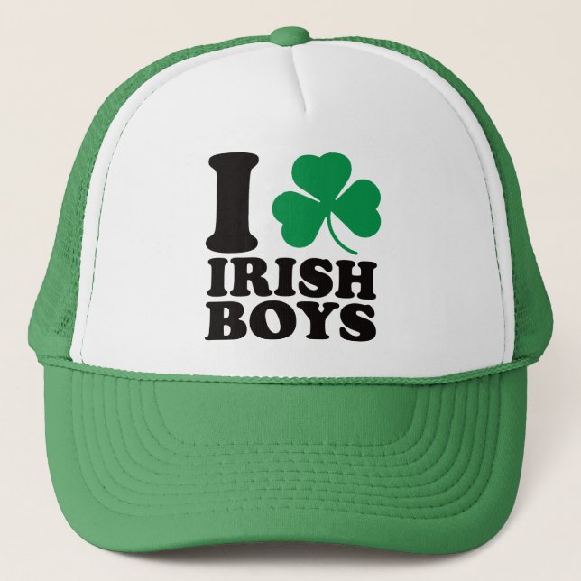 Casquette I garçons d'Irlandais de shamrock (Devant)