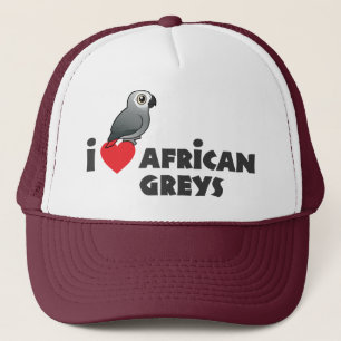 Casquette I gris africains de coeur