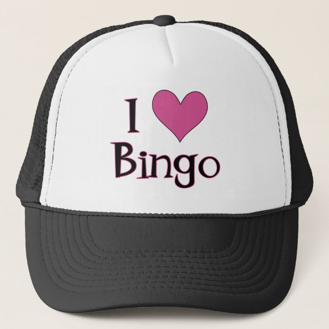 Casquette I Heart Bingo (Devant)