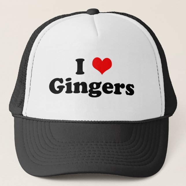 Casquette I Heart Gingers (Devant)