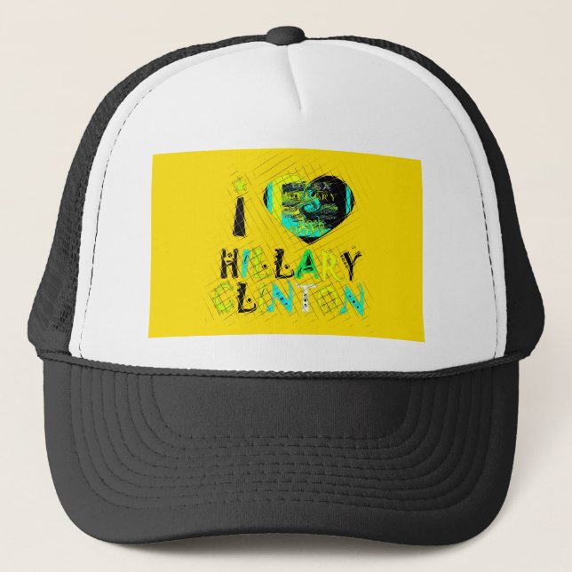 Casquette I Heart Hillary Clinton : Graffiti Expression Art (Devant)