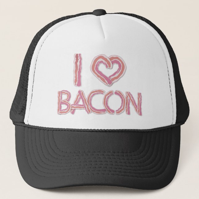 Casquette I Love Bacon (Devant)