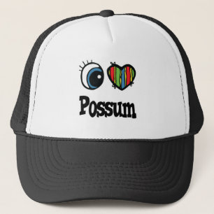 Casquette I Love (Coeur) Possum