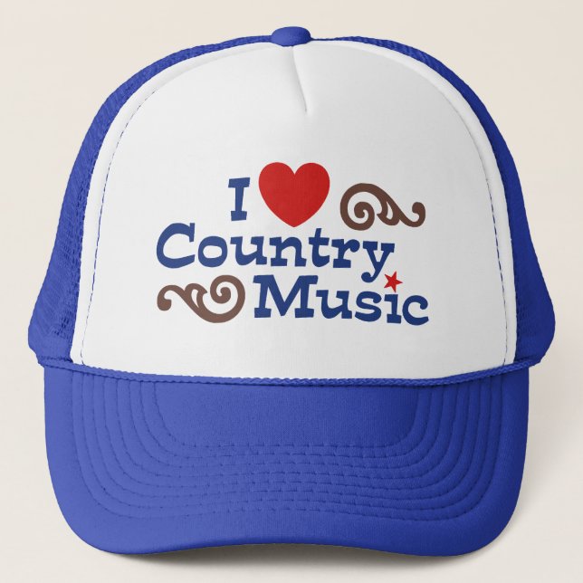 Casquette I Love Country Music (Devant)