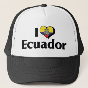 Casquette I Love Ecuador Flag