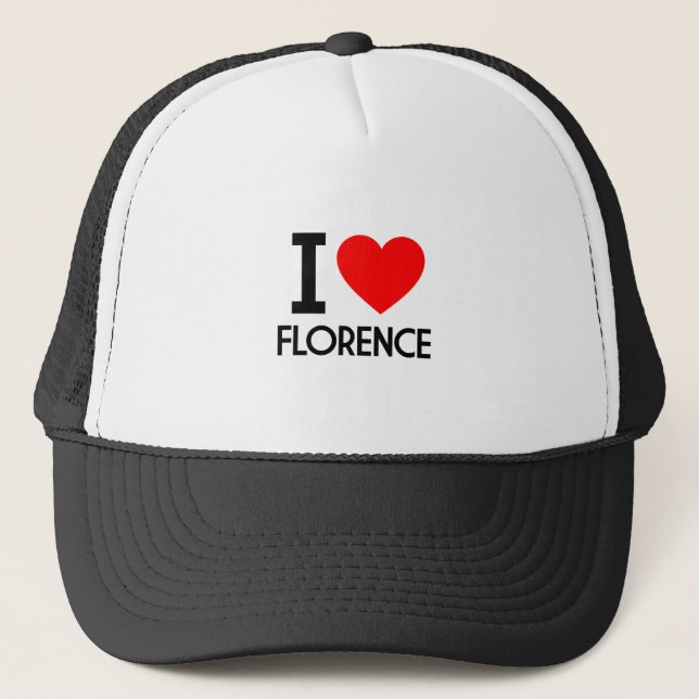 Casquette I Love Florence (Devant)