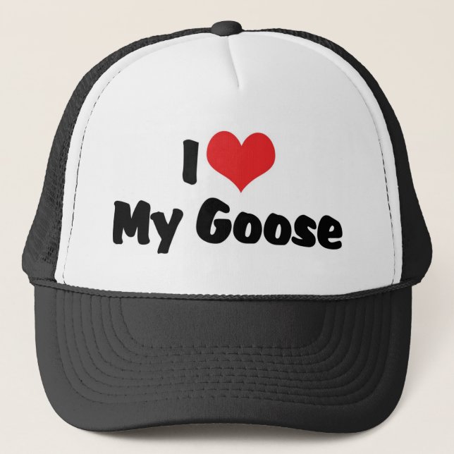 Casquette I Love Heart My Goose - Oiseau Amoureux (Devant)