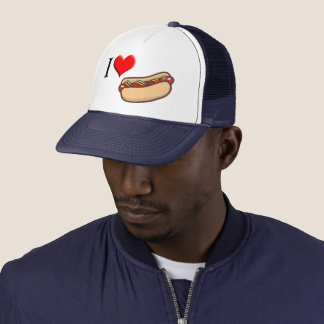 Casquette I Love Hot Dog