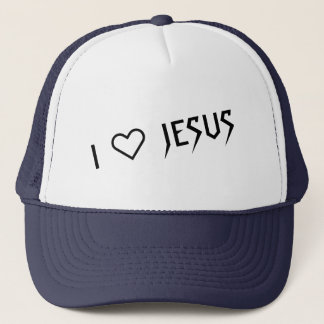 CASQUETTE "I LOVE JESUS" TRUCKER HAT BY 303TATTOO