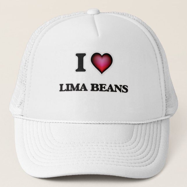 Casquette I Love Lima Beans (Devant)
