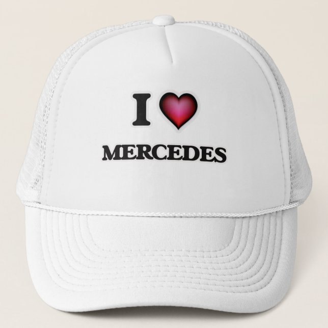 Casquette I Love Mercedes (Devant)