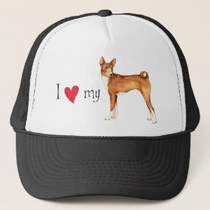 Casquette I Love my Basenji