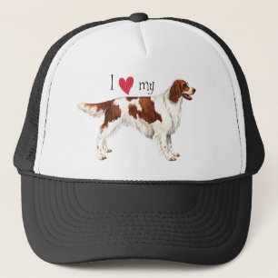 Casquette I Love my Irish Red and White Setter